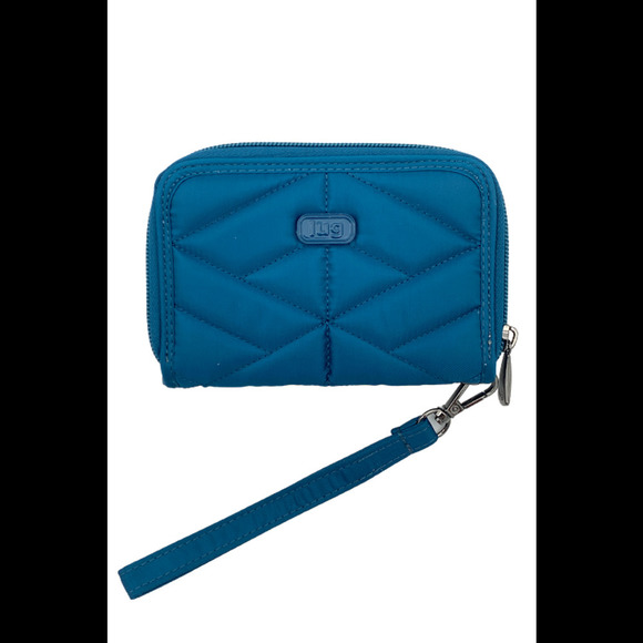 lug Bags Lug Rfid Quilted Wristlet Wallet Rodeo 2 Ocean Blue Poshmark